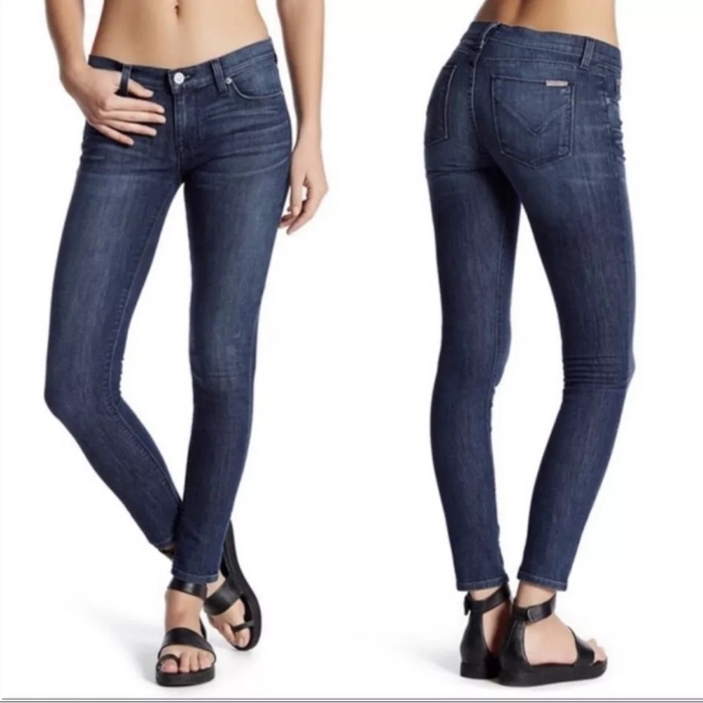 Hudson Women’s Krista Ankle Super Skinny Jeans Size 28 Color Dron Dark Wash